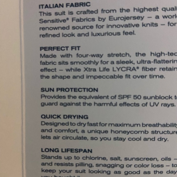 NWT Tory Burch One Piece Swimsuit Size: L - Picture 8 of 9